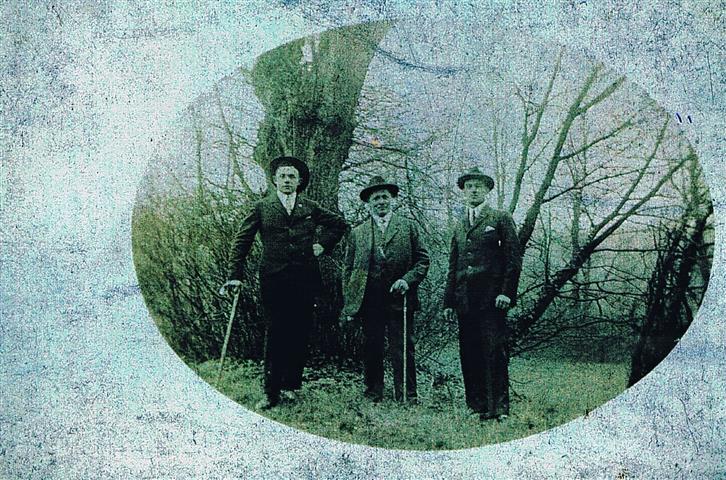 Ein Ausflug 1924, links: Karl Zilliken (Foto von Anni Hinz)