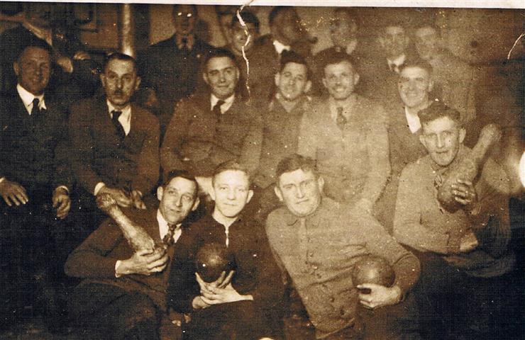 Gegelclub "Löstige Kläävbotze", Kegelbahn Schaaf (Foto von Anni Hinz)