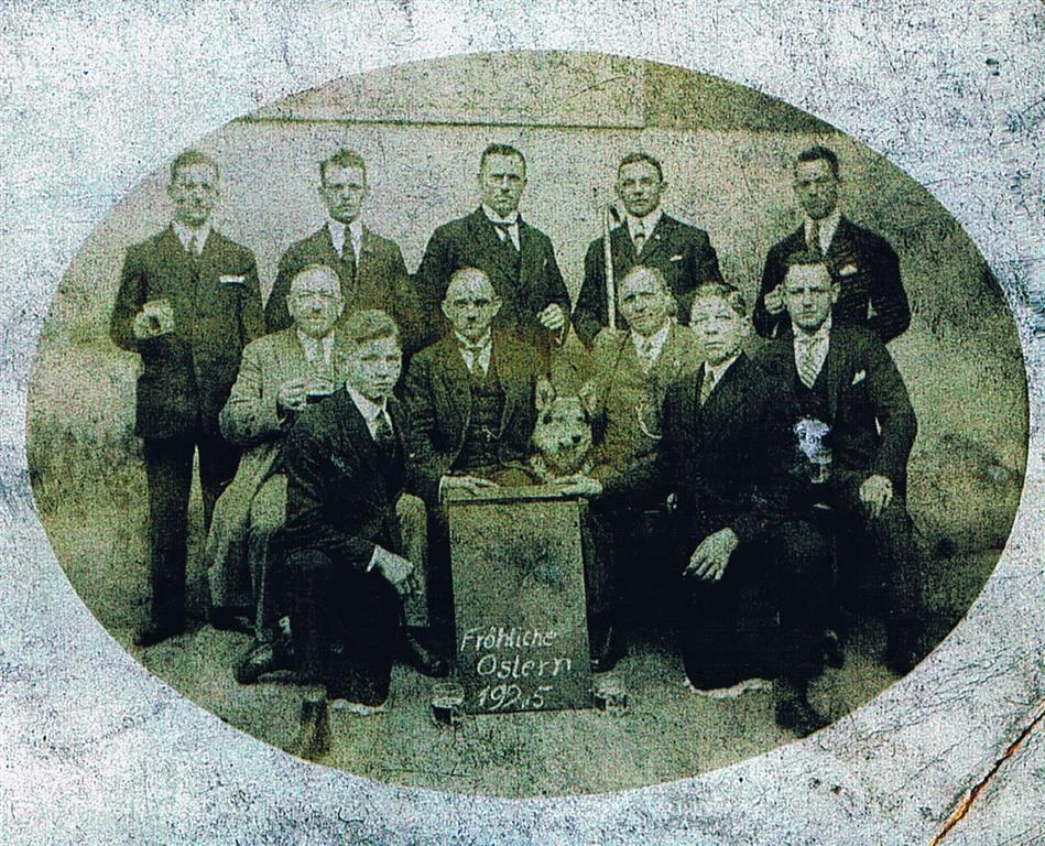 Ostern 1925, Mitte: Ignaz Schaaf (Foto von Anni Hinz)