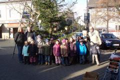 Aufstellung Weihnachtsbaum 2011